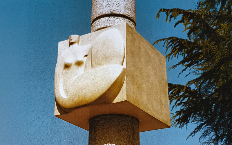 columna de l'alba rosa serra