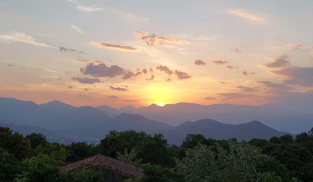 postes de sol olot garrotxa des de batet