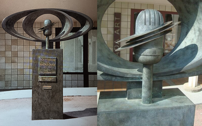 radio olot rosa serra escultura